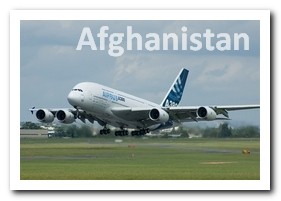 ICAO and IATA codes of Афганистан