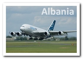 ICAO and IATA codes of Албания