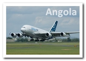 ICAO and IATA codes of Ангола