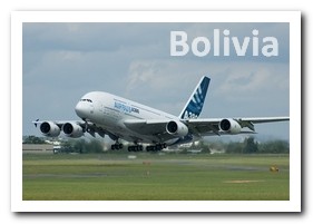 ICAO and IATA codes of Боливия