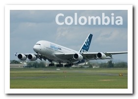 ICAO and IATA codes of Колумбия