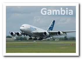 ICAO and IATA codes of Гамбия