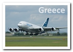 ICAO and IATA codes of Греция