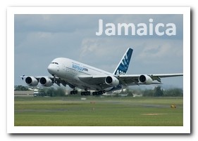 ICAO and IATA codes of Ямайка
