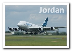 ICAO and IATA codes of Иордания