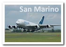ICAO and IATA codes of Сан-Марино