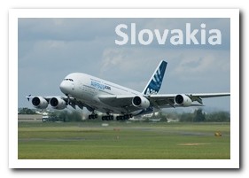 ICAO and IATA codes of Словакия