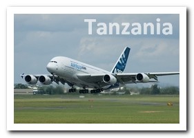 ICAO and IATA codes of Танзания